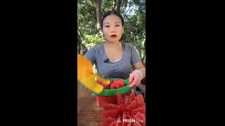 🔴 How to cut watermelon by funny man 🔴
