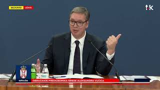 Vučić odgovara na pitanja novinara II TOK TV II 2025