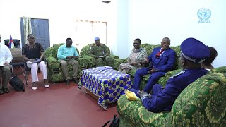 La cheffe de la MINUSCA s’est rendue à Berberati