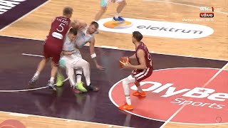 Luka Doncic INJURY moment vs Latvia. Friendly game Slovenia - Latvia