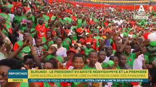 #Burunga: Campagne électorale du parti #CNDD-FDD, rehaussée par le Chef de l'Etat #Burundi-ais