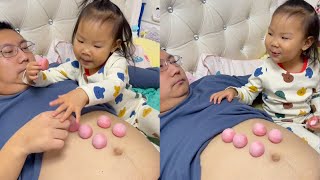 爸爸都讓給你 #最暖親子陪伴 #男人帶娃系列 #爹帶娃 #在家陪娃日常 #女兒奴