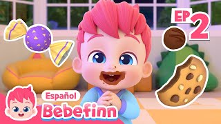 Sí, Papá🍬🍪 | EP02 | Johny Johny Sí Papá | Canciones Infantiles | Bebefinn en español