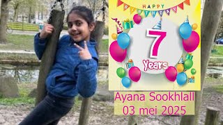 Ayana 7 jaar