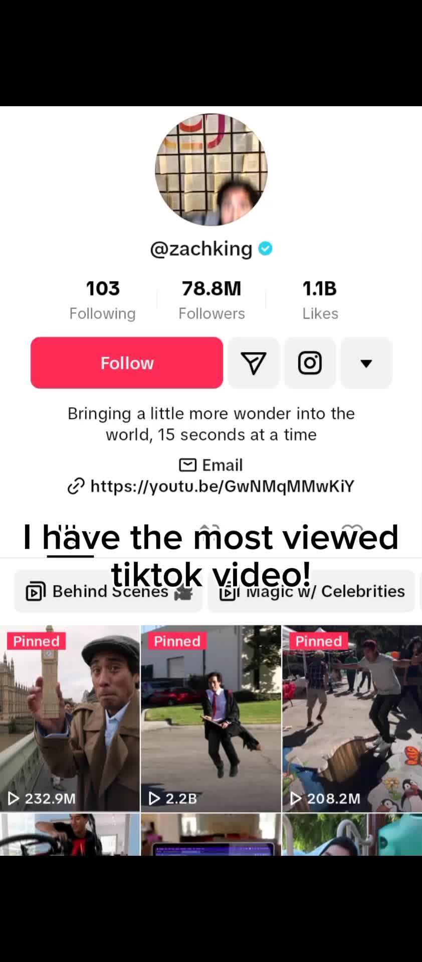 most viewed tiktok video of all time!  #zacking #mostviewedtiktokvideos #idrowzen #fyp 