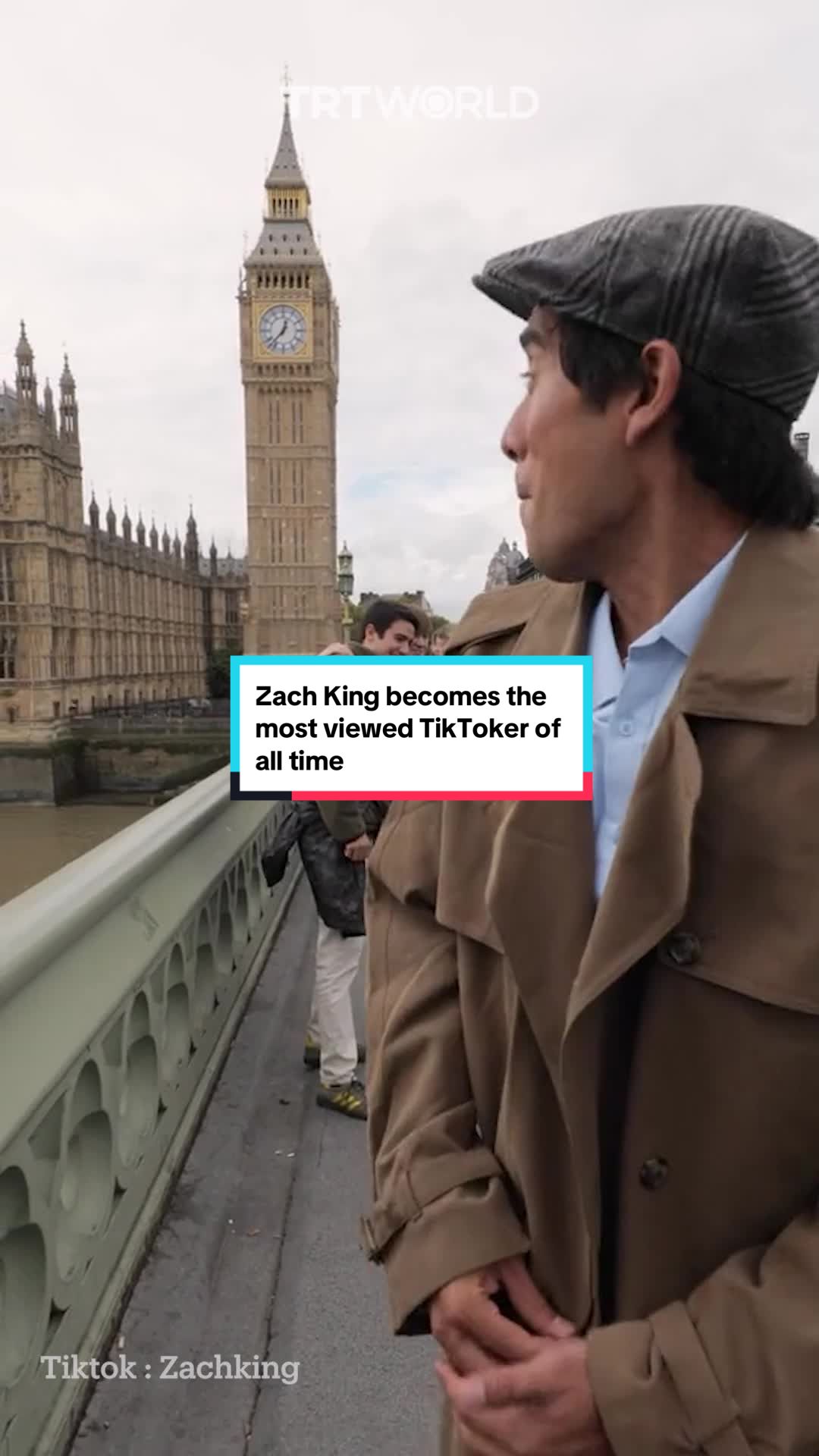 Internet illusionist Zach King breaks record for most viewed TikToker as of 2023 #zackking #illusion #magictrick #tiktok #vine