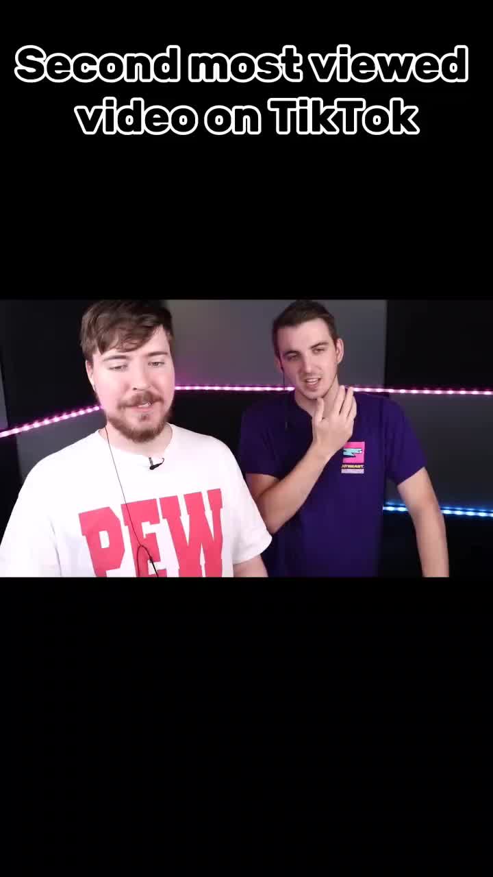 2 Most viewed video of TikTok in the world  #mrbeast #usa #foryoupage #mrbeastchallenge #fun #funnyvideos #funny 
