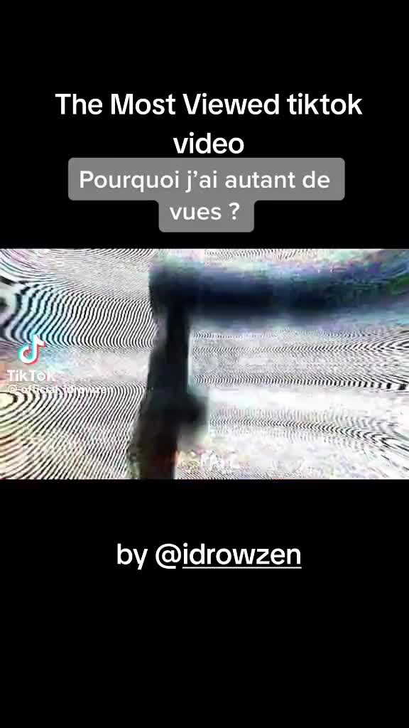 most viewed TikTok Video in the world #foryou #foryoupage #fypage #fypシ゚ #fypシ゚viral #fyp #fyppppppppppppppppppppppp by @iɗʀѳwzɛɳ