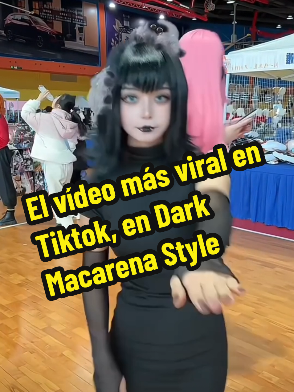 El vídeo más viral en Tiktok, en Dark Macarena Style 🖤 #viralvideos #videoviral #viraltiktokvideo #creatorsearchinsights
