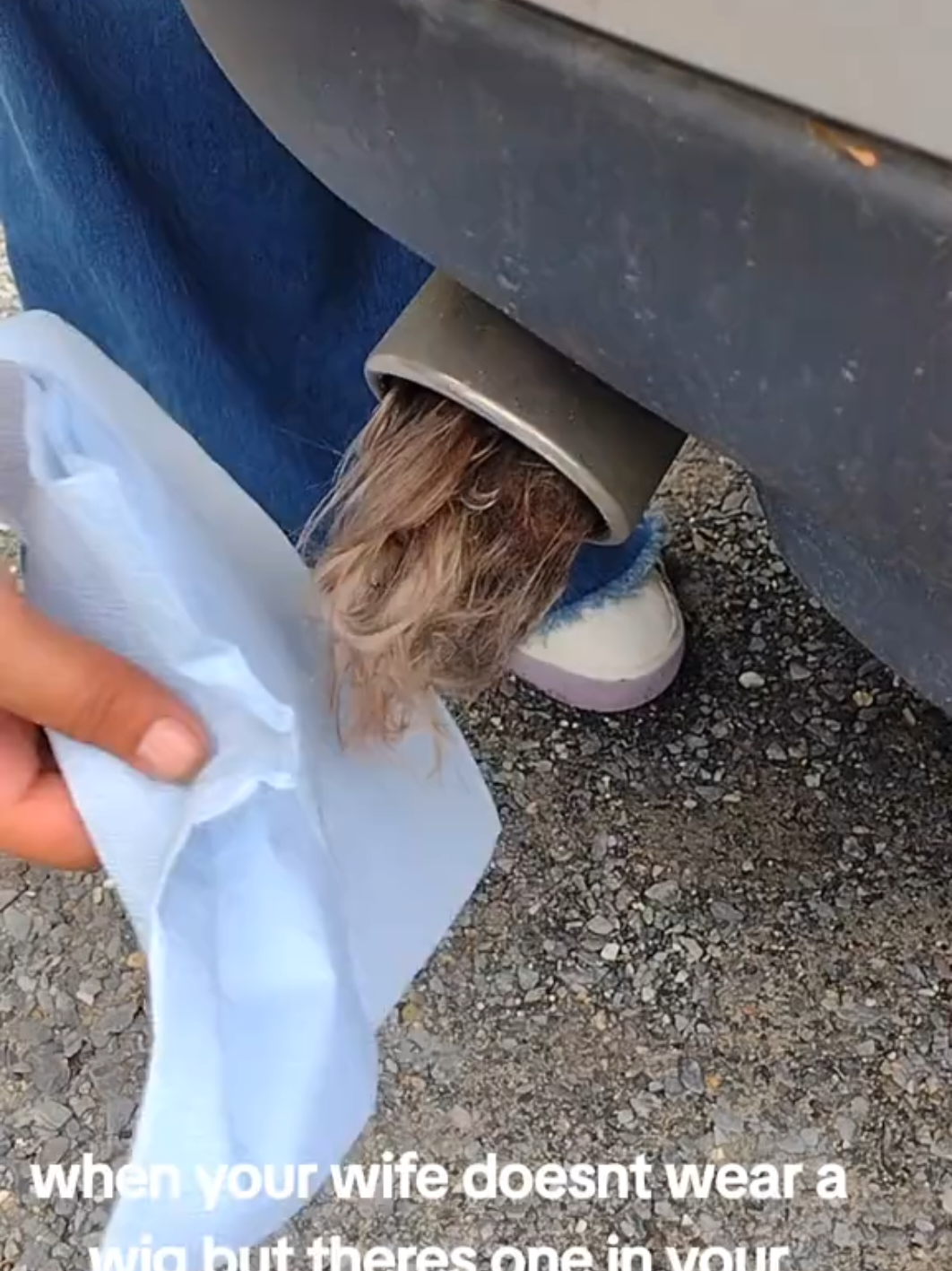 is that wig in my exhaust?! This was one of the first videos I ever made and my most viewed also at 400,000 views! so here's to my best video!  #shorts #towingtiktok #towing #trailer #foryourpage #hotshottrucking #fyp #fypシ゚viral #viralvideo #fypシ #capcut #creatorsearchinsights #trend #trending #cars #jeep 