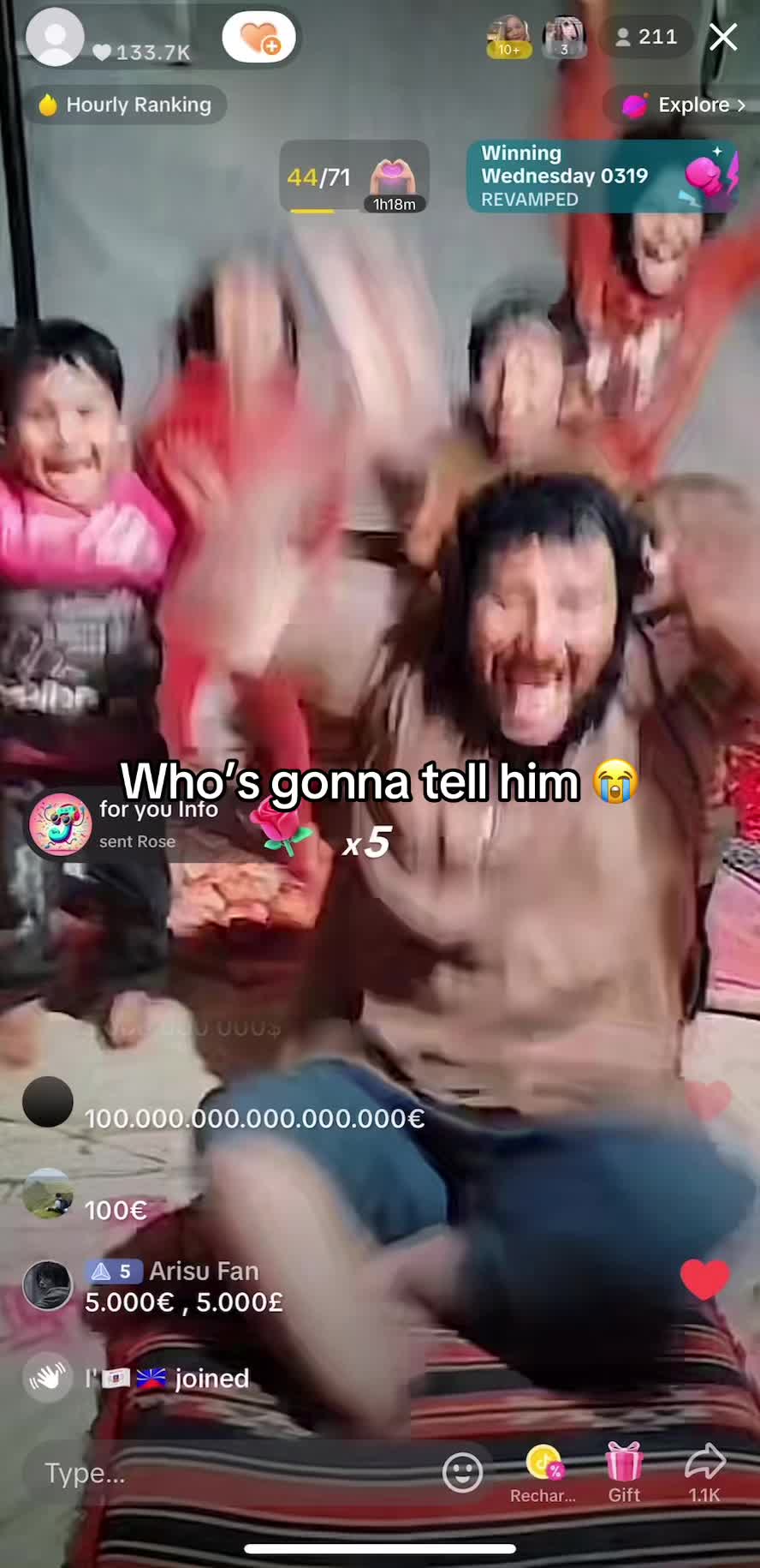 Wait till he tries cashing it out 😭💔 | #fyp #tiktoklive #money #gift #happy #fypviralシ #sad #tiktok #viral #fyppp 