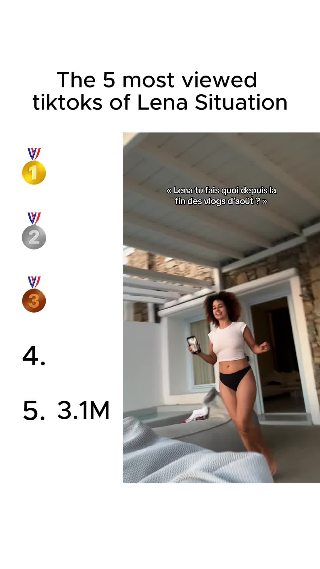 The 5 most viewed TikTok of @Lena Situations #frypage #fryp #pourtoi #prt #trendingvideo #viral #fyp #lenasituations #lenamahfouf 