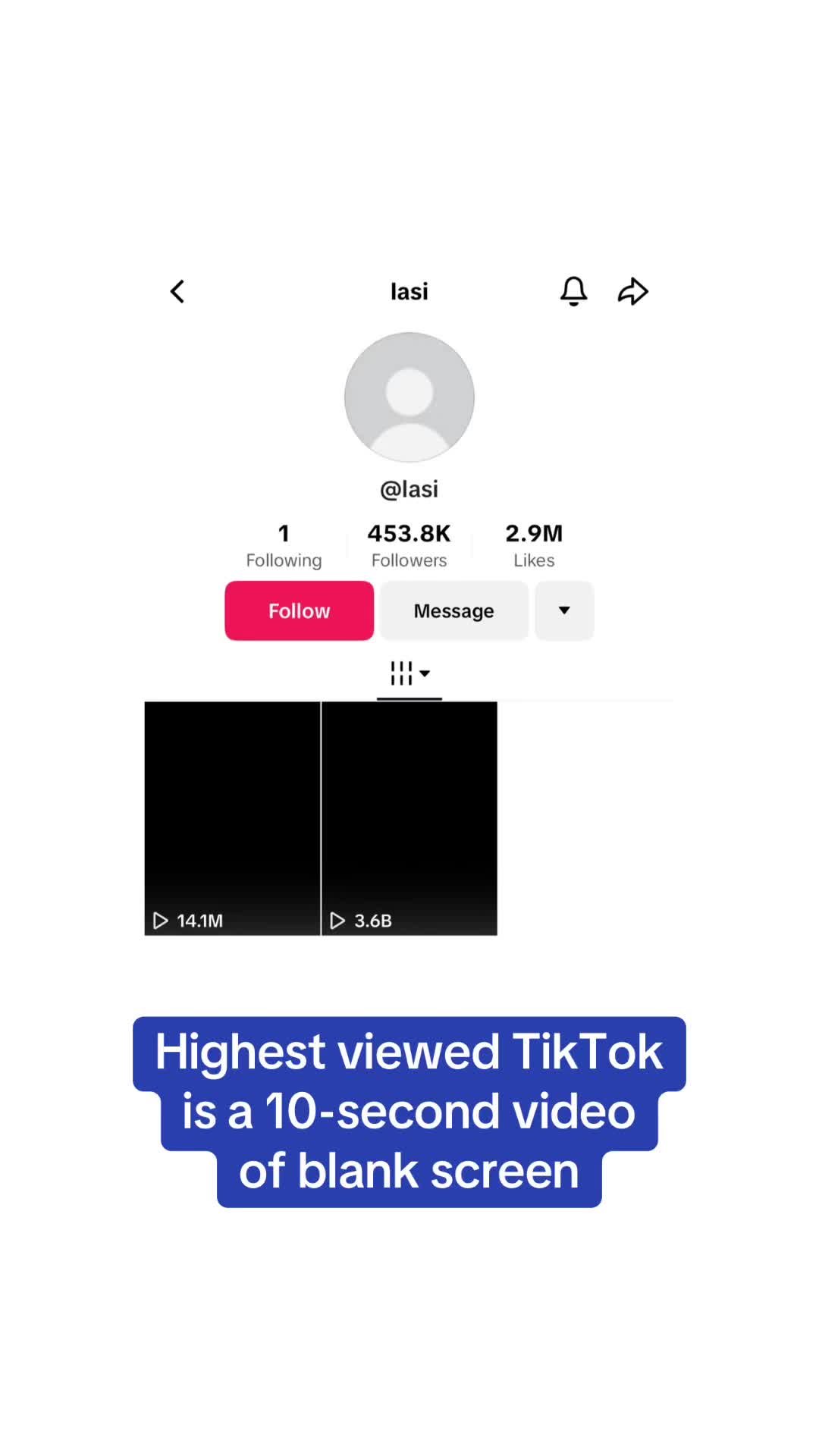 3.6 Billion views on a blank screen 🤔 What could it mean? #tiktok #viral #news #socialmedia #video 