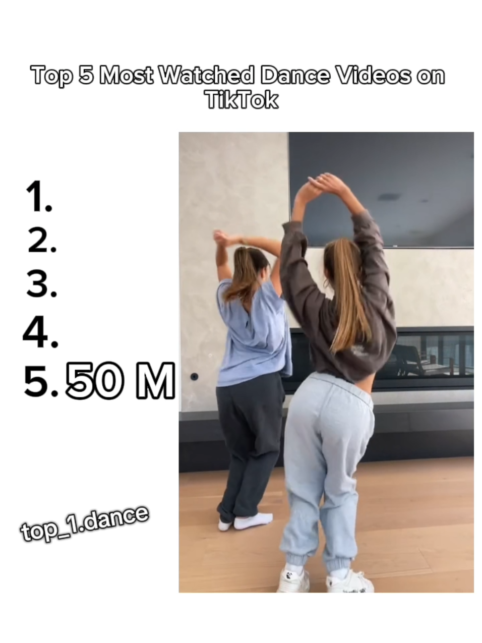 Top 5 Most Watched Dance Videos on Tiktok 🔥🤭 #dancer #dreamshousedanceacademy #zahide #lexirivera #icm_triplets #cleared #dance #slide #tiktoker #dancechallenge #pourtoi #fyp