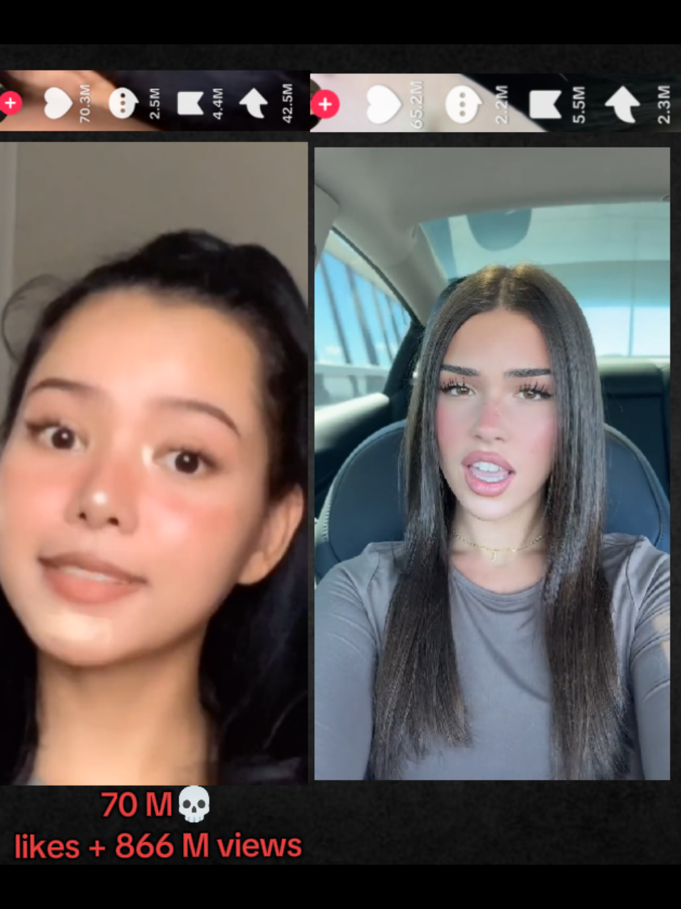 Top Most Likes and Watched Videos on Tiktok #bellapoarch #leahhalton #fyp #trends #fyy