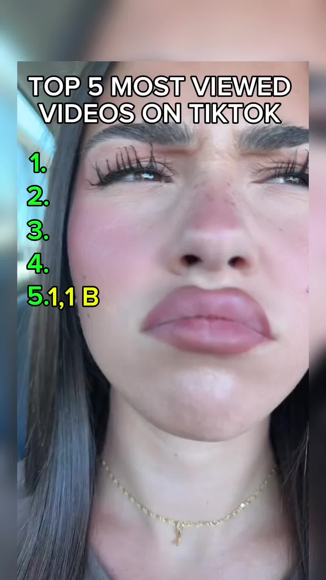 Top 5 most viewed videos on tiktok #foruyou #foryoupage❤️❤️ #fyp #edits #top5 #eeuu #unitedstates #tiktokusa #videoviral