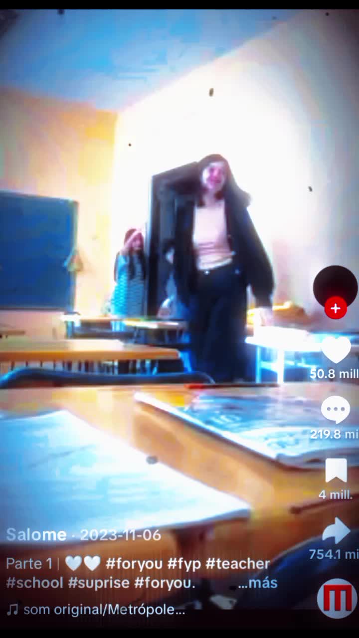 Video with over 50 million likes 💀😨 in the history of tiktok 🤯 #foryoupage #teachers  #FYP #viraltiktok #recordofragnarok 