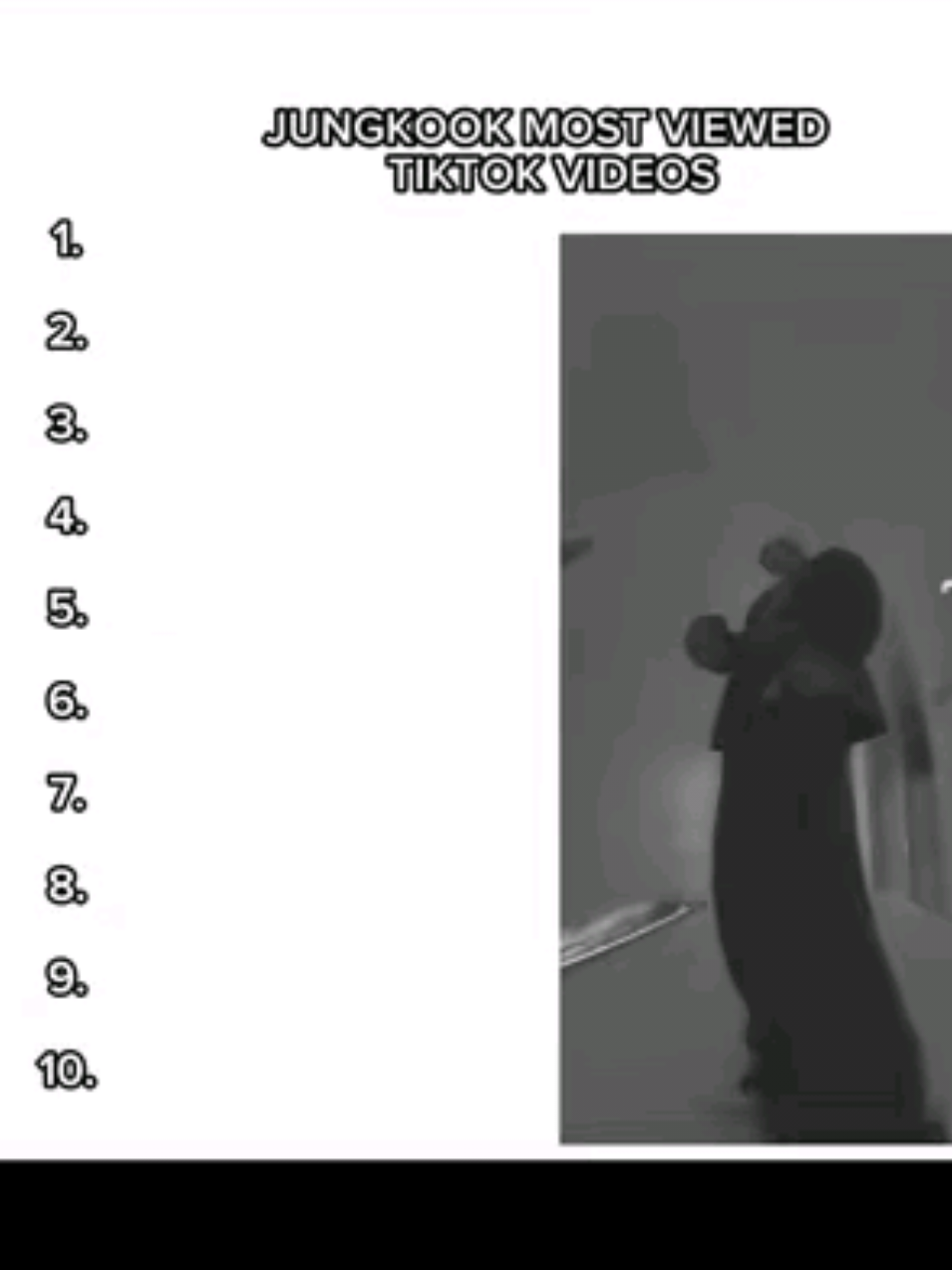 Jungkook most viewed tiktok videos|| Quem será o próximo? #jungkook #bts   #viral   #fy  #creatorsearchinsights @AbjkMRstY 