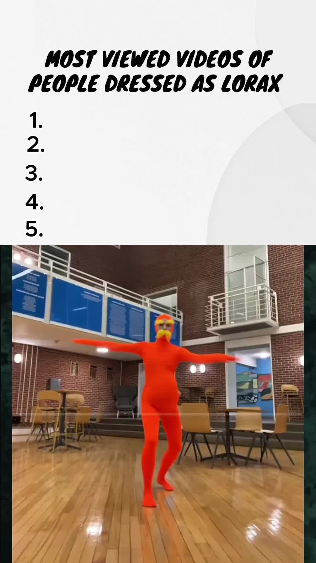 This costume reminds me of just one person 😂😭 #lorax #viral #trending #fyp #funny 