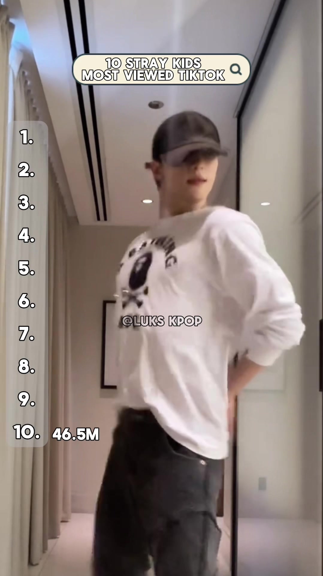 E vamos para o top 10 dos vídeos mais assistidos do Stray Kids no TikTok. Como eu já tinha editado esse vídeo eu resolvi postar hoje. Mas me conta, qual é o seu vídeo mais assistido do stray kids favorito ? #straykids #mostviewed #skz #top10 #mostviewedvideo 