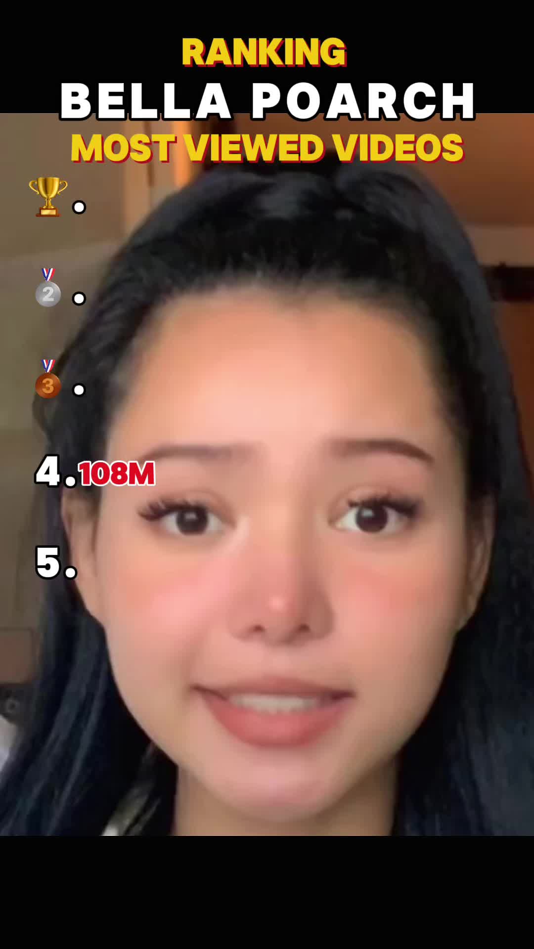 Ranking old Bella Poarch tiktoks😭 #bellapoarch #oldtiktok #2019 #2020 