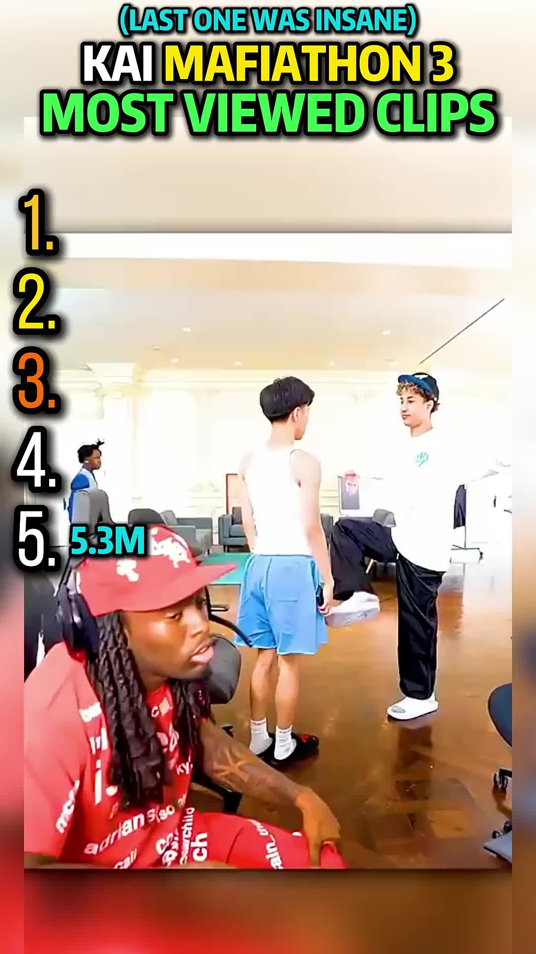 RANKING Most Viewed Kai Cenat MAFIATHON 3 Clips EVER!😂#kaicenat