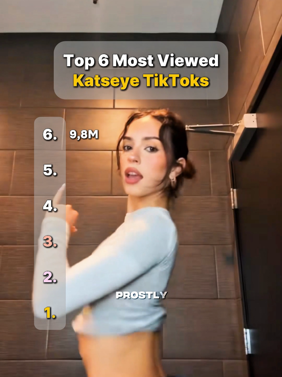 Top 6 Most Viewed Katseye TikToks #kpopfyp #katseye #daniela #lara #prostly