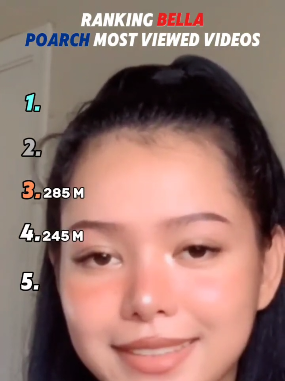 Ranking Bella Poarch Most Viewed Videos 😍 #bellapoarch #usa #2019 #2020 #oldtiktok 