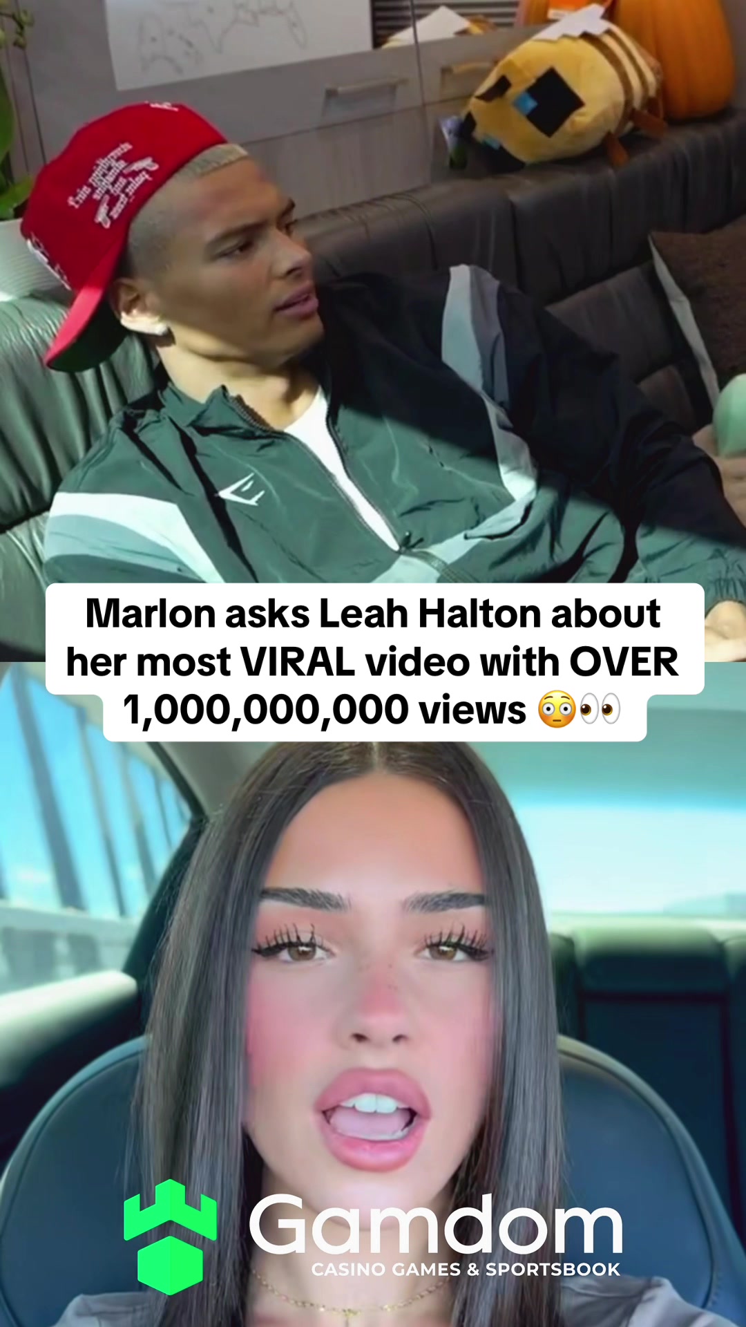 A billion is INSANE #marlon #leahhalton 