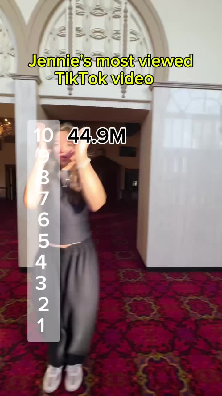 Jennie's most viewed TikTok video #jennie #tiktok #foryoupage #fyppppppppppppppppppppppp #goviral