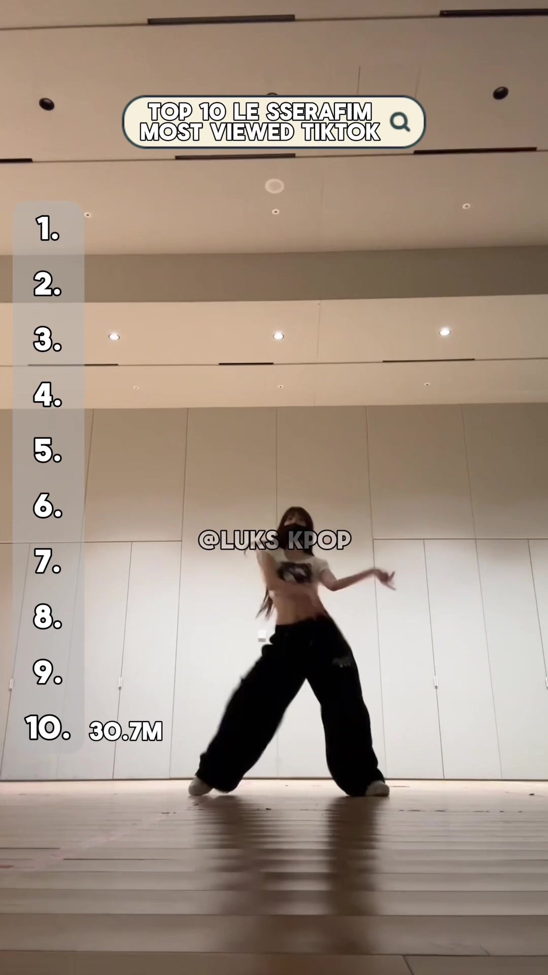 E vamos pro top 10 dos vídeos mais assistidos do Le Sserafim no Tiktok. E eu adorei, pois, muitos dos seus vídeos mais assistidos são challenges com outros idols ou eles participando, eu amo isso. Mas, me conta, qual o vídeo mais assistido do Le Sserafim que é o seu favorito? #mostviewed #lesserafim #top10 #lesserafimedit #jhope