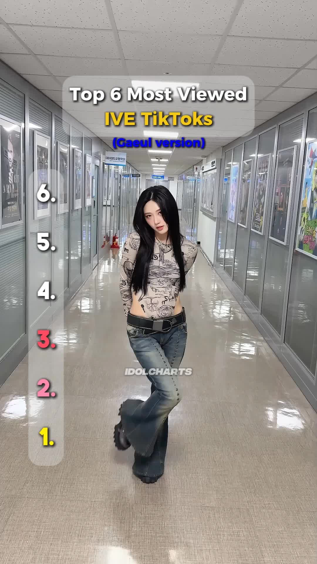 Top 6 Most Viewed IVE TikToks  (Gaeul Version) #gaeul #idolcharts #viral #kpop #kpopfyp 