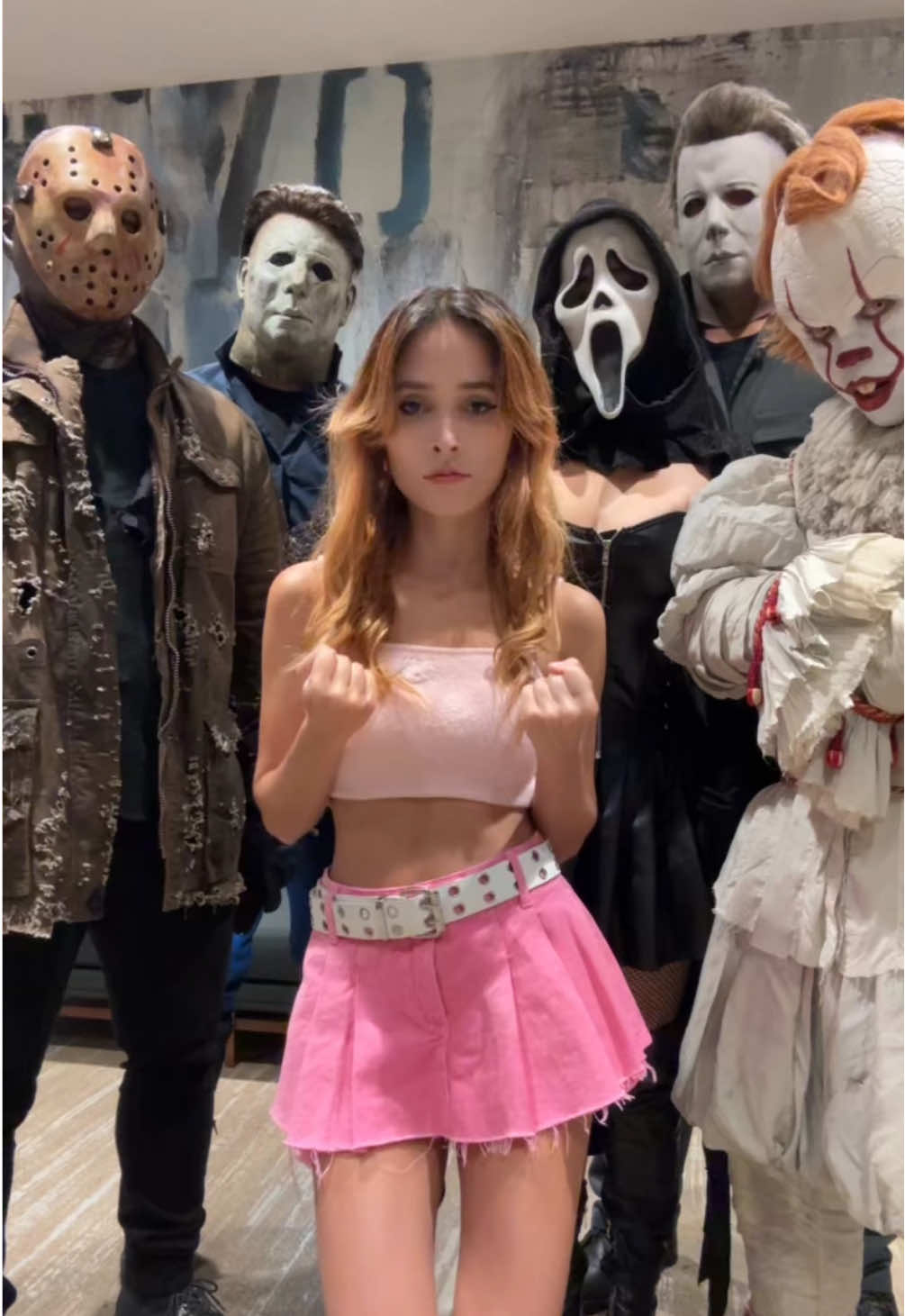 Here is the result of my most viral video on social media 🔥 600.000.000 views in total! Thank you for loving it ❤️ #Halloween #Horror #Friends @TwistedPennywise @Jason Voorheezy @Michael Myers @Michael Slayers @GhostfaceMami