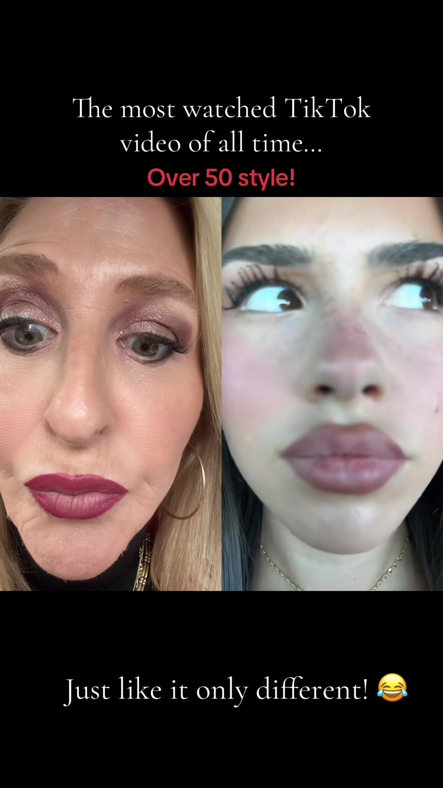 #duet with @leah halton #Inverted One of the most watched #tiktok videos of all time…just like it - only different. #over50 #viralvideo