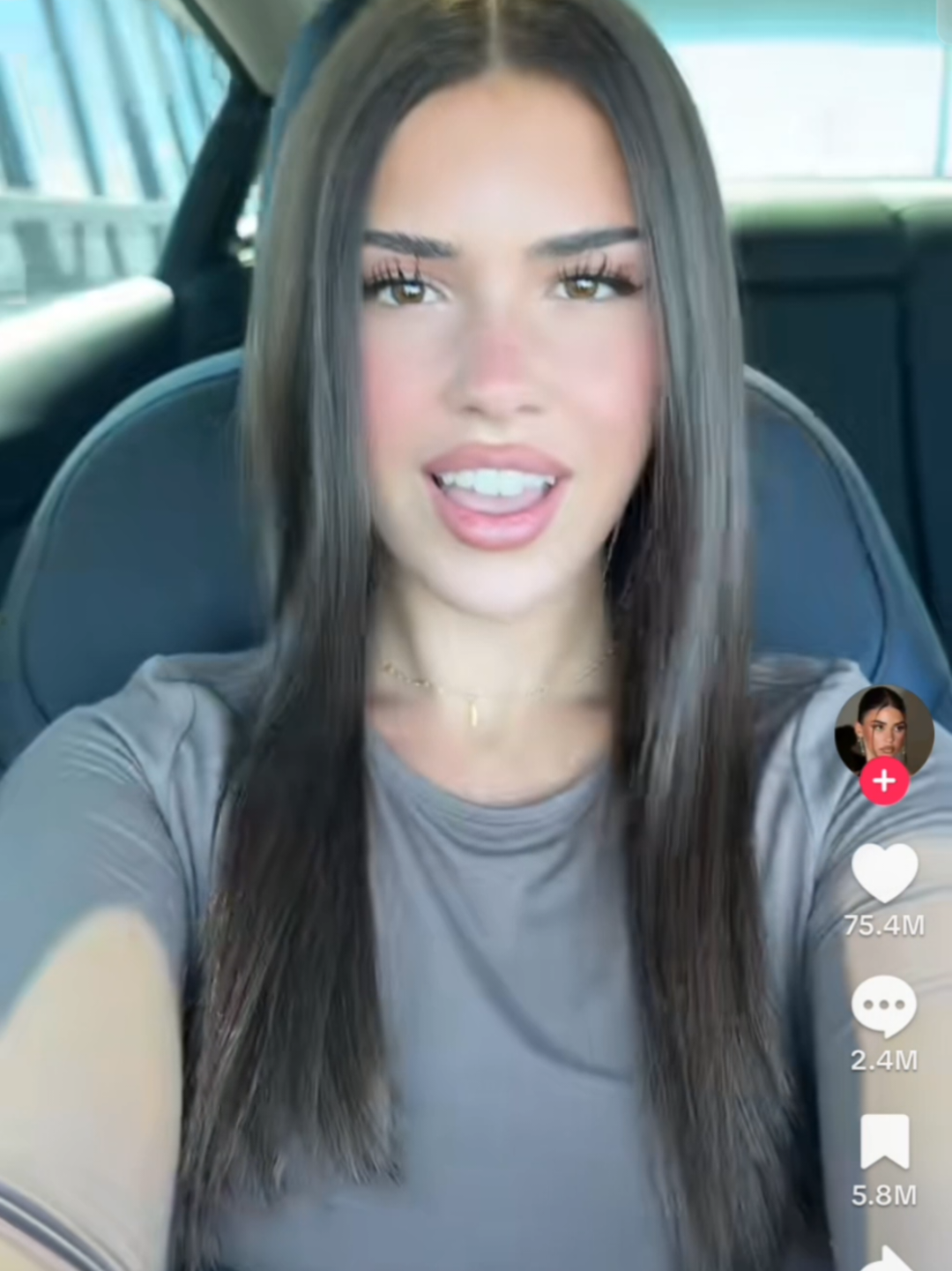 Most viewed and most liked video in tiktok. #leahhalton  #bellapoarch 