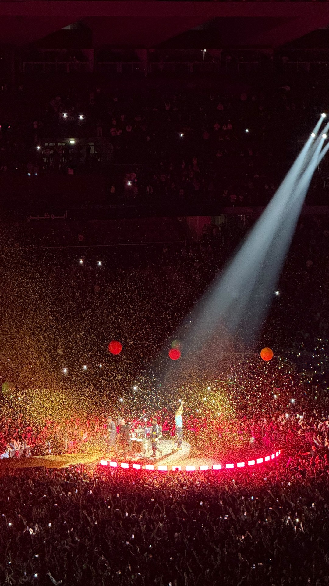 In a sky full of stars. #coldplayabudhabi #coldplay