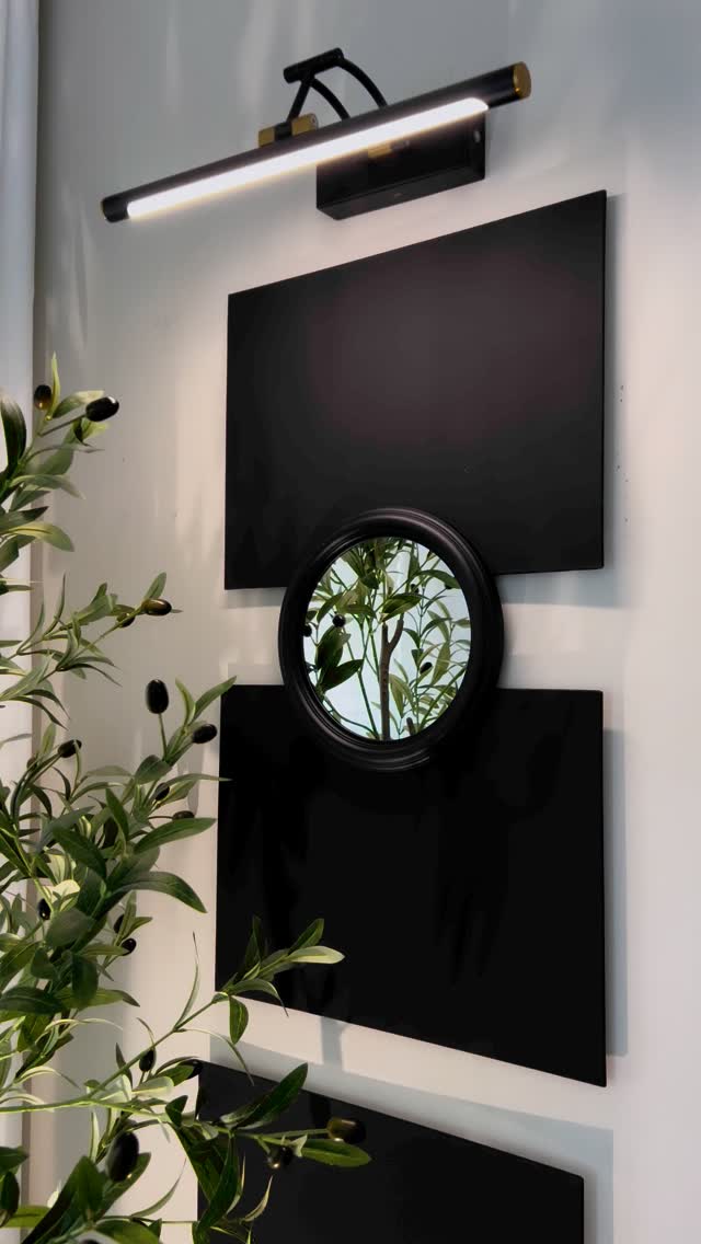 😍DIY Wall Art😍

Hey-hey L🩷VES.  I wanted to make something simplistic to add on the wall behind my sofa🥰.

I made these decorative wall pieces using: 
▪️Two packs of 12”x16” ARTIST Black Canvas panels - from Walmart #
▪️Two 8” mirrors (10” with the frame) - from Dollar Tree
▪️Two pieces of craft wood - from Dollar Tree 

I added picture hooks to the craft wood so that I had a way to hang these 🫶🏽🫶🏽

Let me know what you think 🩷🩷

#diy #diycraftideas #diycrafting #craft #diycrafts #diyhomedecor #diydecoration #crafty #décor #diyhomedecor #dollartreediy #easydiy #diywalldecor