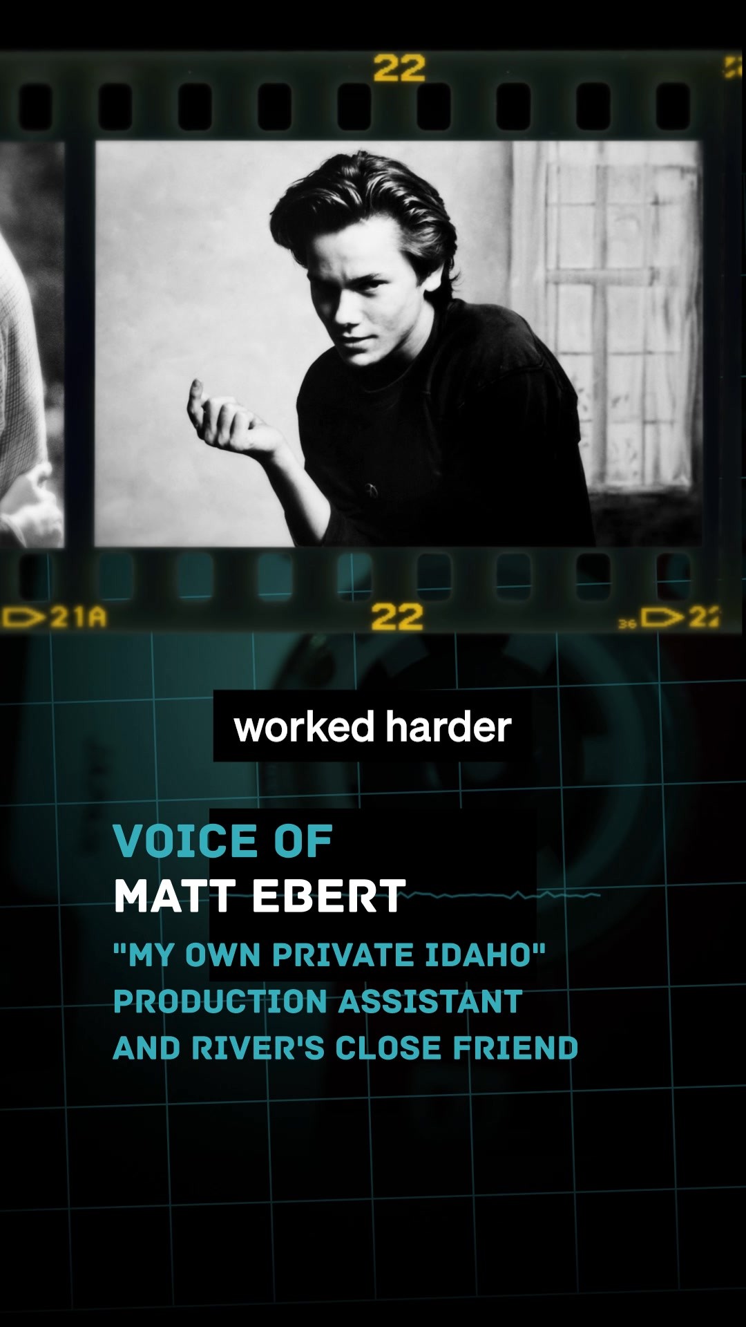 Season 2 of the Variety Confidential podcast, “The Life and Legend of River Phoenix,” details the pivotal moment when the his life began to unravel.

Tatiana Siegel, Variety’s executive editor of film and media, speaks with “Dogfight” director Nancy Savoca and Matthew Ebert, a confidant on the set of “My Own Private Idaho,” where Phoenix’s dramatic descent began.Episode 2 is out now. 

Listen wherever your favorite podcasts are found.