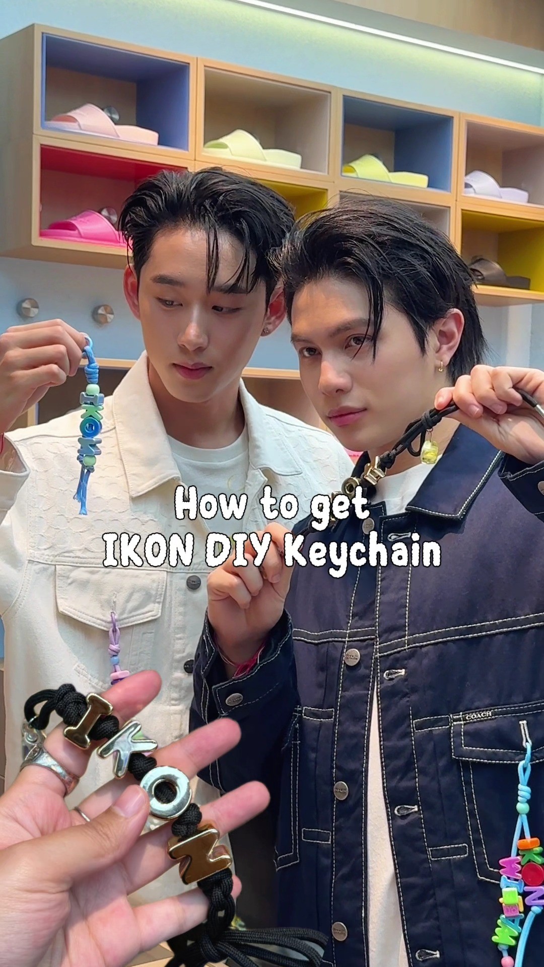 How to get IKON DIY Keychain ⛓💙👀 like William @williamjkp and Est @est_rvp !!

📍 IKON Siam Square Soi 2
Line: @ikonshops

*T&Cs Apply