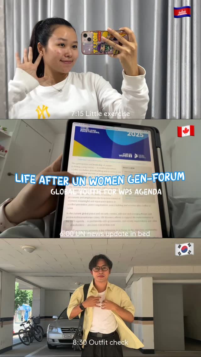 Happy International Youth Day ❤️

Life after UN Women Gen-Forum might look like coffee breaks, screen time, and long to-do lists… but behind it all, we’re still showing up for the Women, Peace & Security agenda wherever our journeys take us. 💪🌏

Youth advocacy goes beyond big speeches or multilateral events. Sometimes it’s listening to the right voices, sharing the right stories, and sparking conversations that matter. 💬✨

#WPSat25 #WPS4AP #YouthDay2025 #unwomen