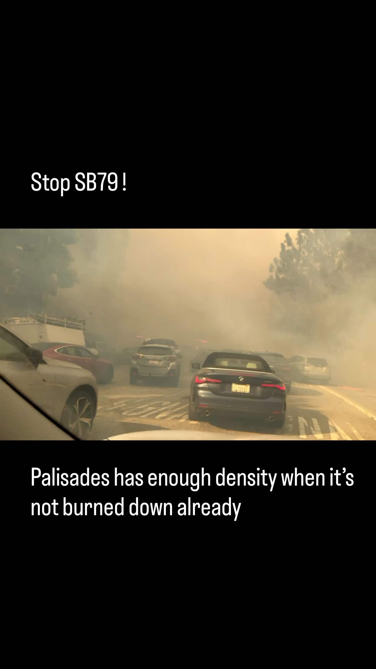 Newsom needs to stop Sen Weiner Sb 79 call Newsom office and tell him ! PACIFIC PALISADES can’t have more density !!!!