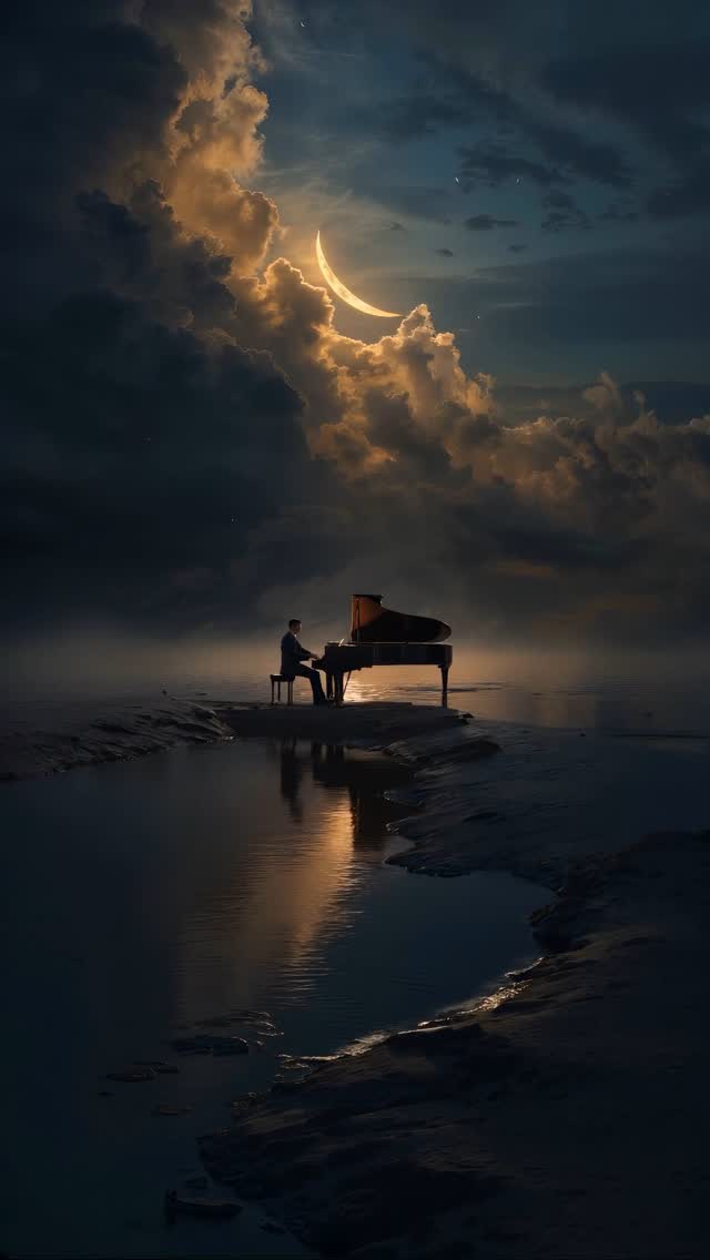 moonlit piano IV 🎼🌙

AI visuals by @echoesofjoonas

Tools I use: Freepik, Midjourney, Magnific AI, Topaz Video, Photoshop

#piano #music #pianomusic #nature #clouds #ai #aivideo #midjourney