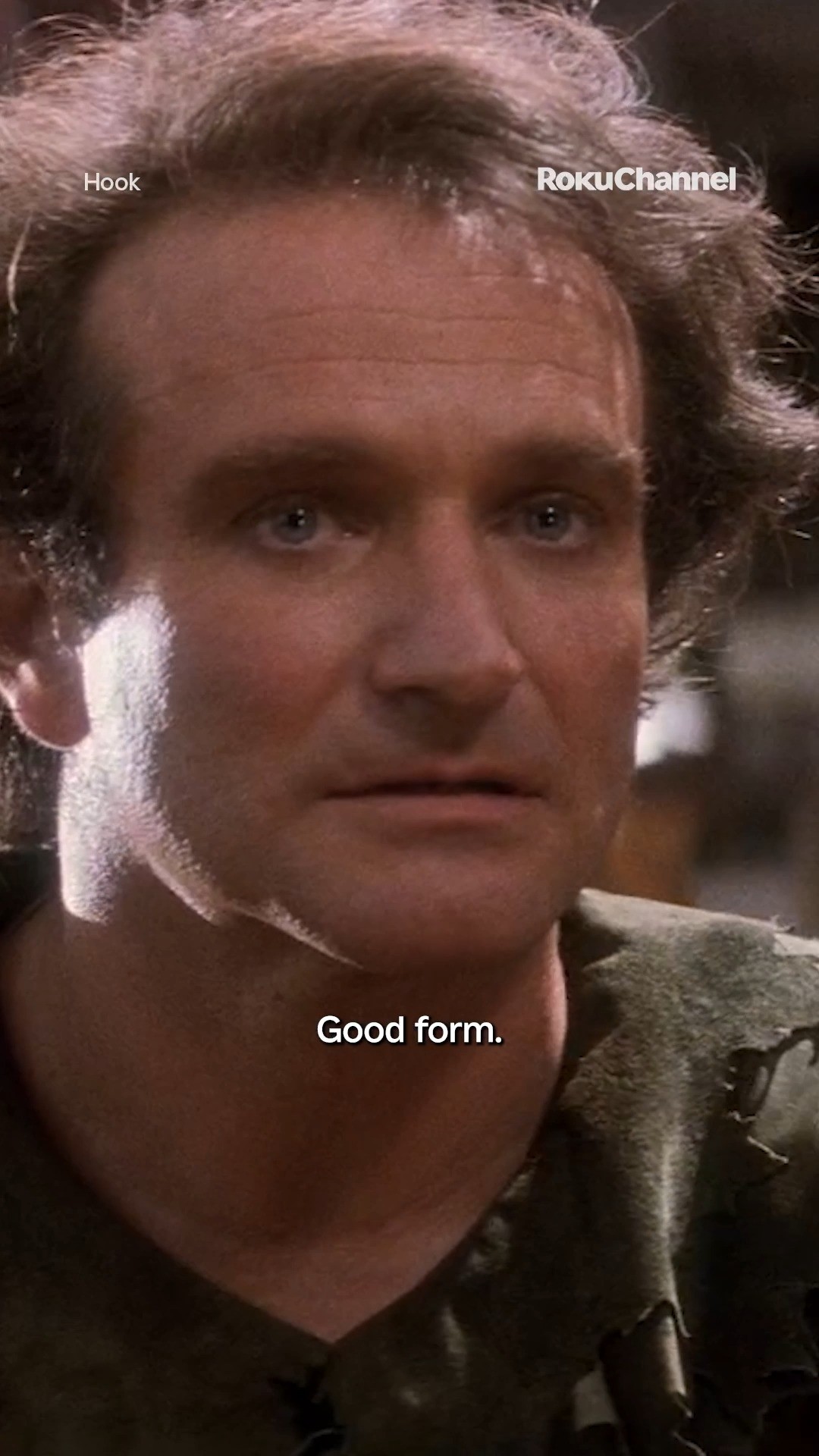 It's Peter Pan! ✨ Stream Hook now on the Roku Channel.