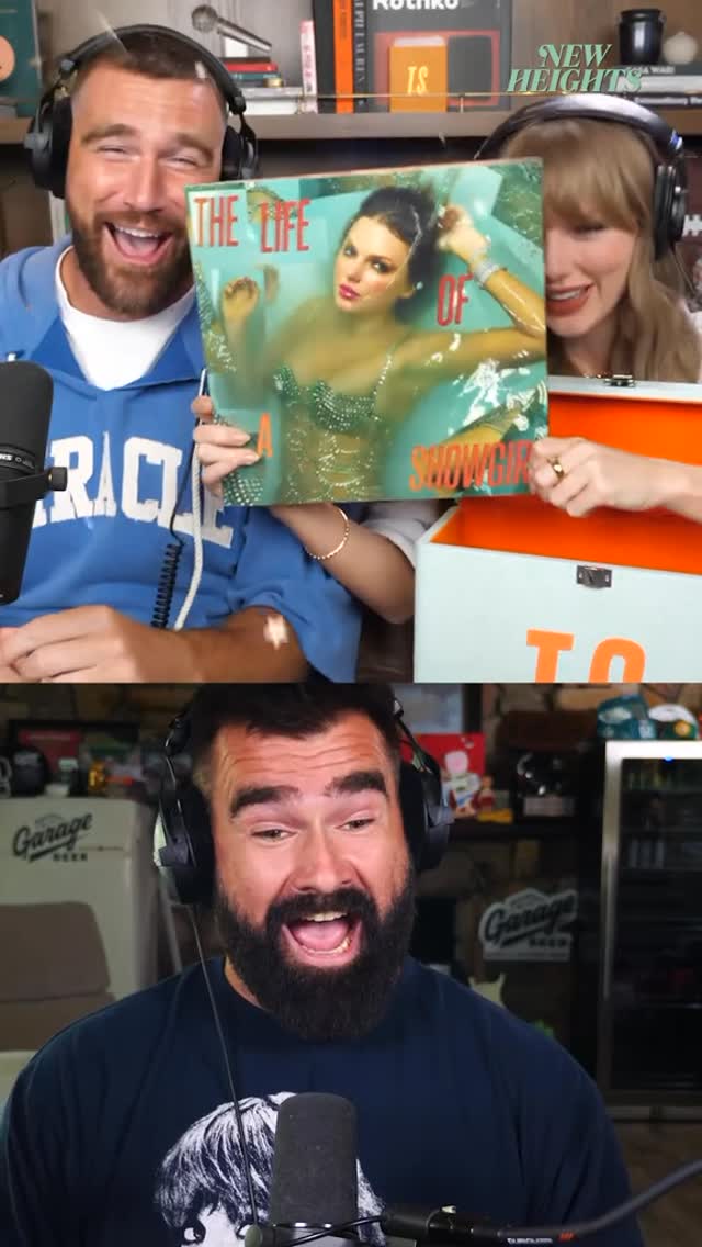 Taylor revealing The Life of a Showgirl album on the New Heights podcast. It’s crazy to me that she wrote this album last summer while touring. She is absolutely incredible! 

#TheLifeofaShowgirl #TSTheLifeofaShowgirl