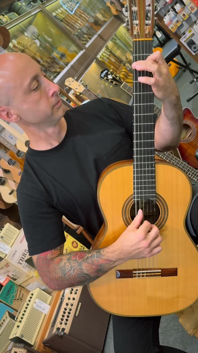 Dean @guitarsolosf let me spend some time with this beautiful Hauser — the kind of guitar played by classical guitar legends like Andrés Segovia and John Williams. For some, the dream is a vintage car; for me, it’s this guitar. I haven’t had much time for classical lately with the band keeping me busy, but I’ve still been writing little pieces here and there… here’s one of them. Puffy eyes, a little sleepy, but completely worth it.

#classicalguitar #nylonstringguitar #hauser #fingerpicking #sanfrancisco