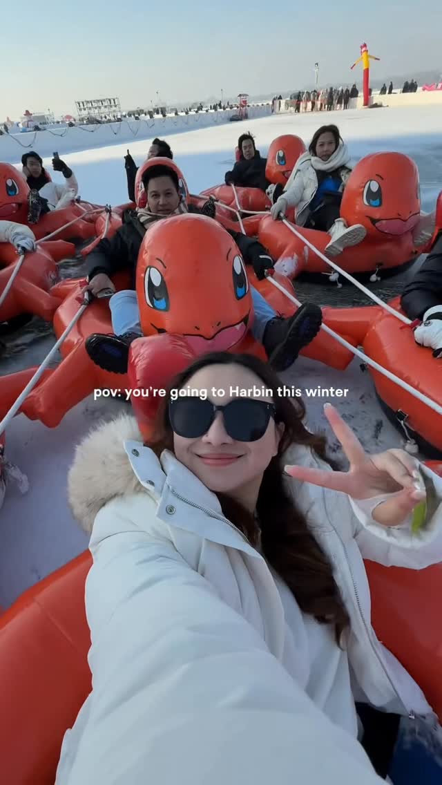 Winter wonderland❄️ #mellsinchina #mellsdiary #china #chinatravel #harbin #china🇨🇳 #traveltochina #travelinchina #