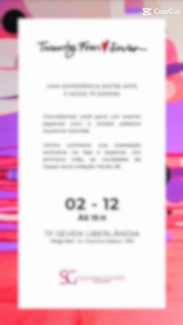 🖼🎨🖼🎨🖼
Mostra de Arte da Artista Plástica @artesuzannegomide acontecerá na @uberlandia.twentyfourseven , no dia 02/12 e se estenderá até dia 04/12.
#mostradearte #exposição #exposition #uberlandia #artesuzannegomide