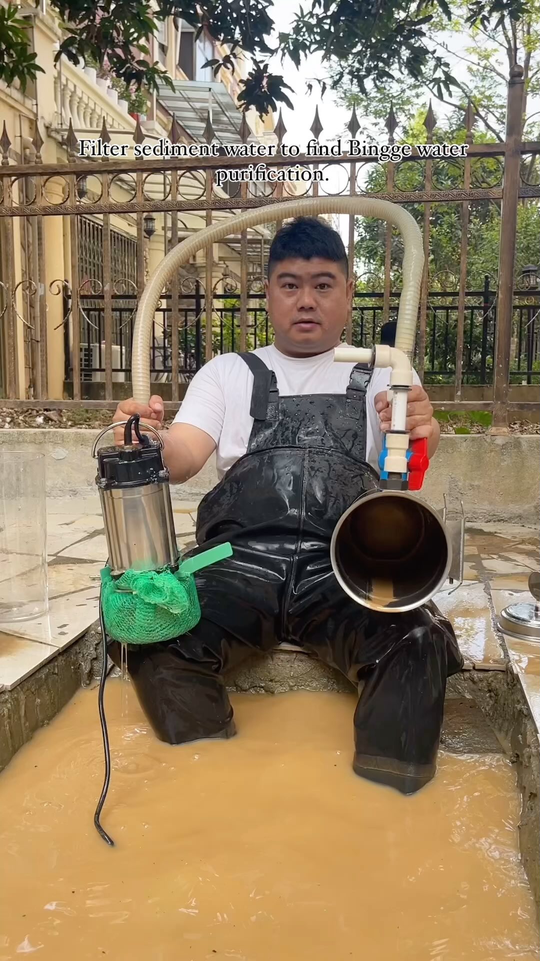 Filter sediment water to find Bingge water purification.