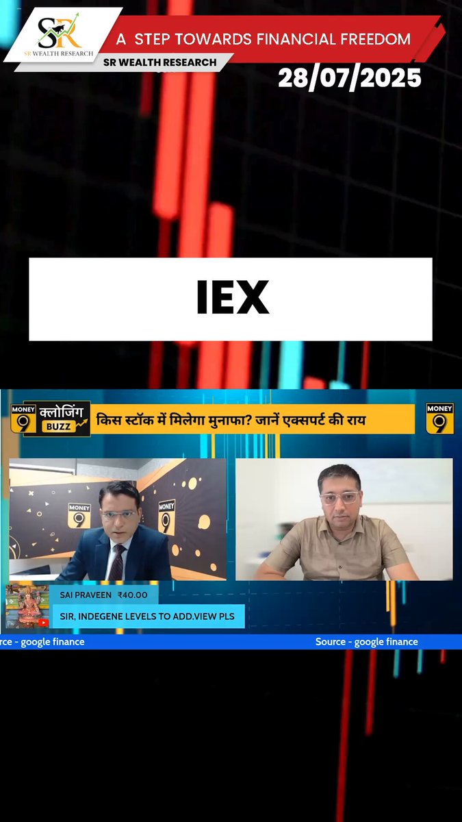 Ab tak sirf halchal aur losses ! kya IEX me ab bhi trust rakhna chahiye long term ke liye?
.
.
#stocks #bse #viralpost #nse #trending #iex #videos #trendingvideo #stockmarketindia #trendingpost #investing #srwealthresearch #BreakingNews #trend #viral #lokeshsethia #market https://t.co/r70AgZ0b5v